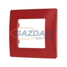 LEGRAND 665021 Niloé egyes keret piros villanyszerelés