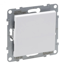 LEGRAND 721109 Suno egypólusú nyomó 6A, fehér villanyszerelés