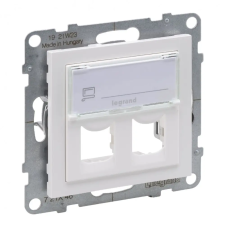 LEGRAND 721146 Suno kettős Systimax aljzat, fehér villanyszerelés
