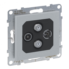 LEGRAND 721370 Suno TV-R-SAT-SAT aljzat csillagpontos, alumínium villanyszerelés