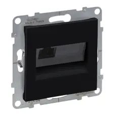 LEGRAND 721454 Suno RJ45 Cat.6A UTP aljzat, fekete villanyszerelés