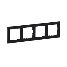 LEGRAND 721524 Suno 4-es keret, fekete villanyszerelés
