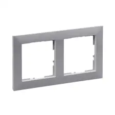LEGRAND 721542 Suno 2-es keret, szürke villanyszerelés