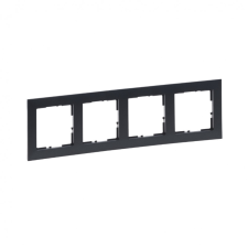 LEGRAND 721554 Suno 4-es keret, sötétszürke villanyszerelés