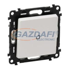 LEGRAND 752104 Valena Life egypólusú kapcsoló ellenőrzőfénnyel 10 AX,230V,fehér villanyszerelés
