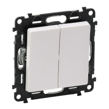 LEGRAND 752118 Valena Life kettős váltóérintkezős nyomó,230V,fehér villanyszerelés