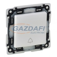 LEGRAND 752175 Valena Life váltóérintkezős nyomó csengőjellel, IP44 fehér villanyszerelés