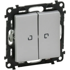 LEGRAND 752328 Valena Life csillárkapcsoló jelzőfénnyel 10 AX,230V,alumínium villanyszerelés