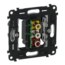 LEGRAND 753075 Valena InMatic RCA (audió / videó) csatlakozóaljzat mechanizmus villanyszerelés