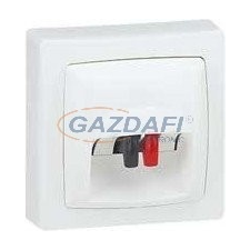 LEGRAND 753372 Valena Life hangszóró-csatlakozóaljzat (2 kivezetéssel) alumínium villanyszerelés