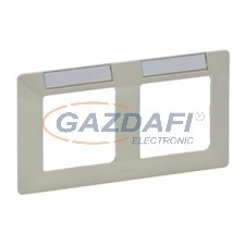 LEGRAND 754052 Valena Life kettős keret, vízszintes, címketartóval elefántcsont villanyszerelés