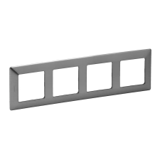 LEGRAND 754154 Valena Life négyes keret Inox dekor villanyszerelés