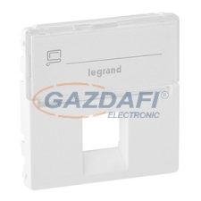 LEGRAND 755470 Valena Life 1xRJ45 csatlakozóaljzat burkolat, címketartóval fehér villanyszerelés
