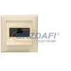 LEGRAND 755471 Valena Life 1xRJ45 csatlakozóaljzat burkolat, címketartóval elefántcsont