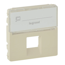 LEGRAND 755471 Valena Life 1xRJ45 csatlakozóaljzat burkolat, címketartóval elefántcsont villanyszerelés