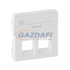 LEGRAND 755480 Valena Life 2xRJ45 csatlakozóaljzat burkolat, címketartóval fehér villanyszerelés
