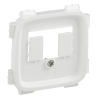 LEGRAND 755495 Valena Allure TAE/TDO aljzat burkolat, Fehér