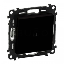 LEGRAND 756332 Valena Life váltóérintkezős nyomó mechanizmus burkolattal, jelzőfénnyel, fekete villanyszerelés