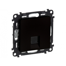 LEGRAND 756353 Valena Life 1xRJ45 Cat. 5e FTP csatlakozóaljzat mechanizmus burkolattal, fekete villanyszerelés