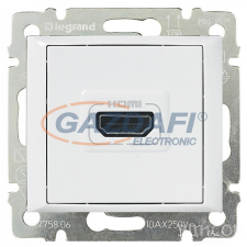 LEGRAND 770085 Valena HDMI csatlakozó, fehér villanyszerelés