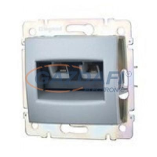 LEGRAND 770245 Valena 1xRJ45 LCS2 Cat6 STP aljzat alumínium villanyszerelés
