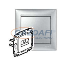 LEGRAND 770247 Valena 2xRJ45 LCS2 Cat6 UTP aljzat körömmel alumínium villanyszerelés