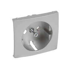 LEGRAND 770253 Valena 2P+F aljzat burkolat, gyermekvédelemmel, alumínium villanyszerelés