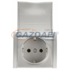 LEGRAND 771364 Galea Life 2P+F aljzat gyermekvédelemmel, csapófedéllel, alumínium villanyszerelés