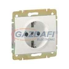 LEGRAND 771562 Galea Life 2P+F aljzat, rugós,230V, gyöngyház villanyszerelés