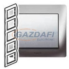 LEGRAND 771939 Galea Life ötös keret függőleges, króm villanyszerelés