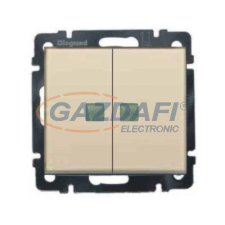 LEGRAND 774113 Valena csillárkapcsoló két ellenőrzőfénnyel, elefántcsont,230V villanyszerelés