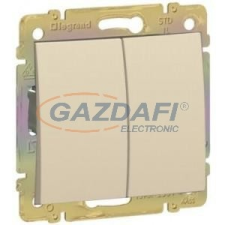 LEGRAND 774118 Valena kettős váltóérintkezős nyomó, elefántcsont villanyszerelés