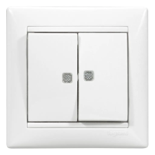 LEGRAND 774213 Valena csillárkapcsoló két ellenőrzőfénnyel, fehér,230V villanyszerelés