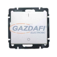 LEGRAND 774214 Valena kétpólusú kapcsoló ellenőrzőfénnyel, fehér,230V,16A villanyszerelés