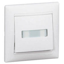 LEGRAND 774217 Valena egypólusú nyomó címketartóval, jelzőfénnyel, 12V, fehér villanyszerelés