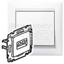 LEGRAND 774239 VALENA 2XRJ45 LCS2 CAT5E UTP ALJZAT, FEHÉR villanyszerelés