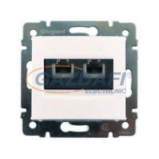 LEGRAND 774247 Valena 2xRJ45 LCS2 Cat6 UTP aljzat, körömmel, fehér villanyszerelés