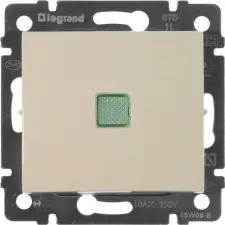 LEGRAND 774326 Valena váltókapcsoló jelzőfénnyel, elefántcsont 230V villanyszerelés
