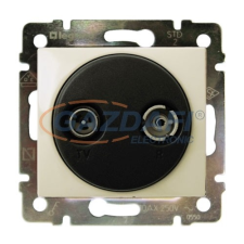 LEGRAND 774332 Valena TV-RD aljzat végzáró 1,5dB elefántcsont villanyszerelés