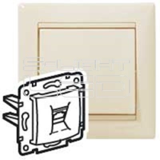 LEGRAND 774339 VALENA TELEFON-CSATLAKOZÓALJZAT 2XRJ11 ELEFÁNTCSONT villanyszerelés