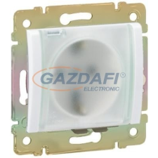 LEGRAND 774422 Valena 2P+F Csatlakozóaljzat Csapófedéllel, Fehér villanyszerelés