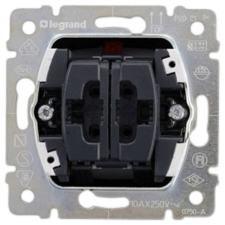 LEGRAND 775818 Galea Life kettős váltóérintkezős nyomó villanyszerelés