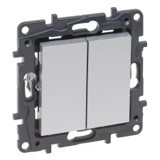 LEGRAND 863305 Niloé Step csillárkapcsoló, 10AX, alumínium világítási kellék
