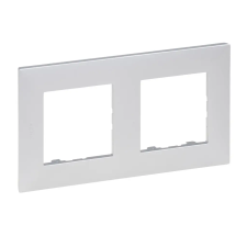 LEGRAND 863392 Niloé Step 2-es keret, alumínium villanyszerelés