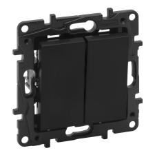 LEGRAND 863505 Niloé Step csillárkapcsoló, 10AX, fekete világítási kellék