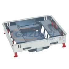 LEGRAND 88024 12 (2x6) modulos, vertikális, állítható magasságú standard padlódoboz, Mosaic-kal szerelvényezhető villanyszerelés