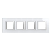 LEGRAND Axolute takarókeret 2+2+2+2m Whice, vízszintes HA4802M4HVSW