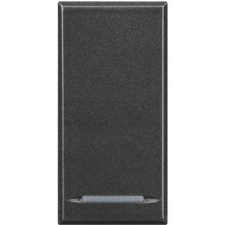 LEGRAND BTICINO Axolute 102 kapcsoló, 1 modul, fekete HS4053 villanyszerelés