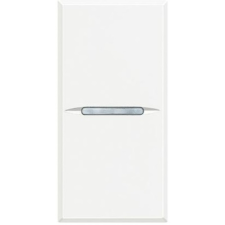 LEGRAND BTICINO Axolute egyp. nyomó 1 modulos, fehér HD4005N villanyszerelés