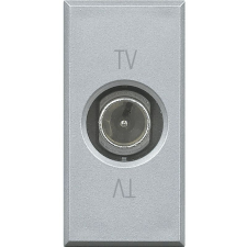 LEGRAND BTICINO Axolute végzáró csatl,koax ,1 mod TV alu. HC4202DC villanyszerelés